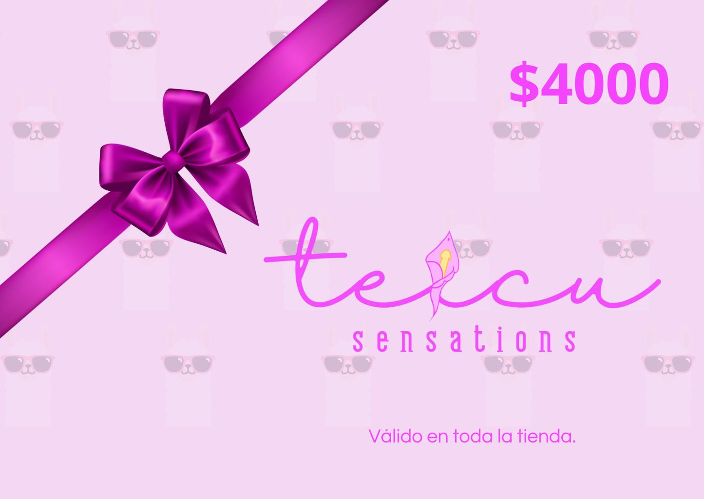 Tarjeta de Regalo: Llama el PLACER