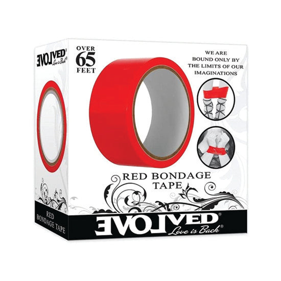 Cinta Bondage Evolved rojo hipoalergénica