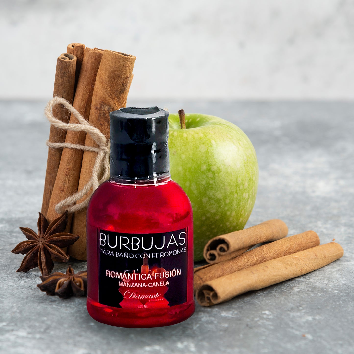 Burbujas para baño con feromonas Diamante romántica fusión (100 ml)