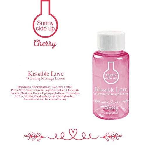 Loción para masaje efecto cálido Sunny side up Cherry (30 ml)