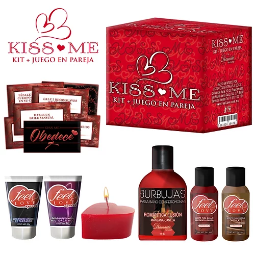 Kit Kiss Me Feel love - Juego en pareja