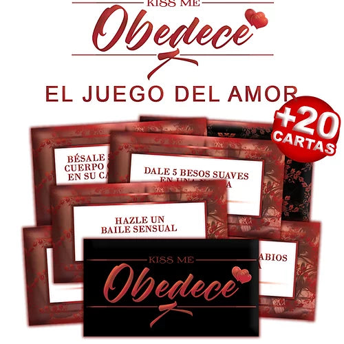 Kit Kiss Me Feel love - Juego en pareja