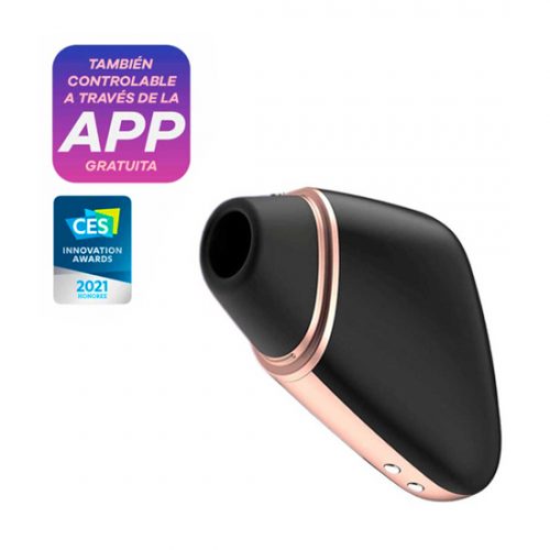 Estimulador de clítoris compacto Satisfyer Love Triangle App pulsos de aire y vibracion