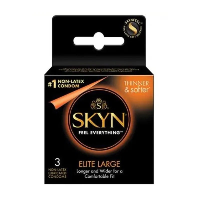Condón de poliisopropeno SIN Látex SKYN Elite Large 3 Pack