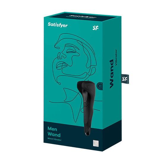 Manga masturbadora con vibración Satisfyer Men Wand recargable