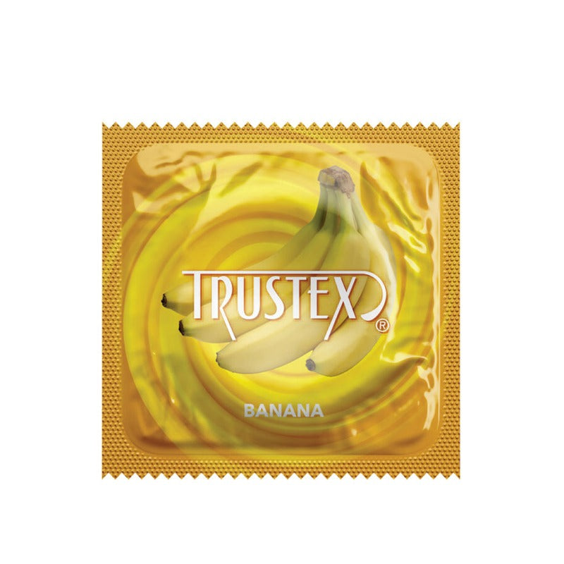 Condón de Latex Sabor a Plátano TRUSTEX