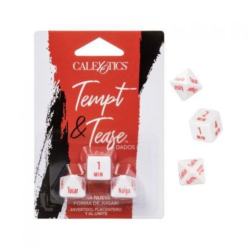 Dados sexy Calexotics Tempt and tease juego erótico