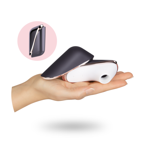 Estimulador de clítoris portátil Satisfyer Pro Traveler pulsos de aire recargable