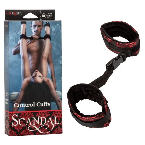Esposas de control tobillo muñeca Calexotics Scandal de lujo ajustable