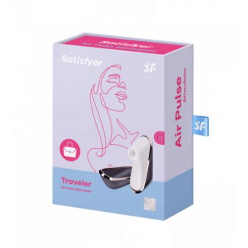 Estimulador de clítoris portátil Satisfyer Pro Traveler pulsos de aire recargable