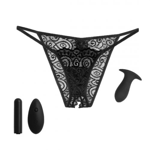 Panties Pipedream Hookup plug y bala vibradora a control remoto