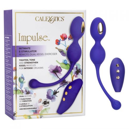 Electroestimulación Kegel dual Calexotics Impulse a control remoto